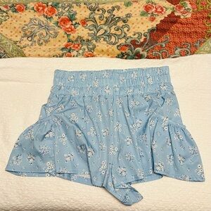 Altar'd State Blue Athletic Shorts Lightweight Relaxed Fit